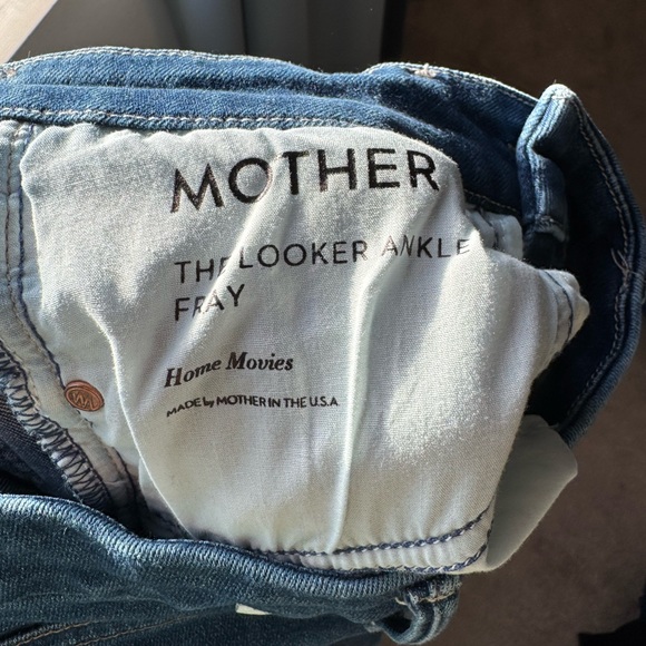 MOTHER Looker Ankle Fray Jeans Size 25 - Picture 9 of 13